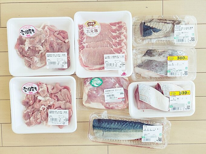 肉や魚を買いたすために、週3～4回も買い物に行っていました