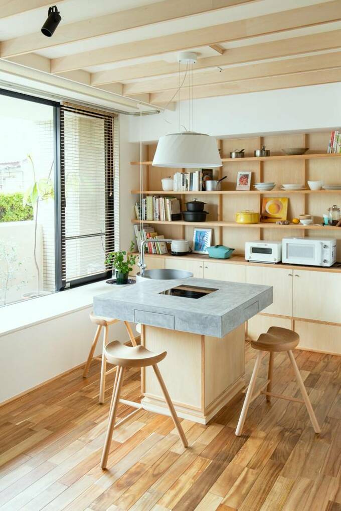 簡単な料理、食事、片づけの機能がオールインワンになっています