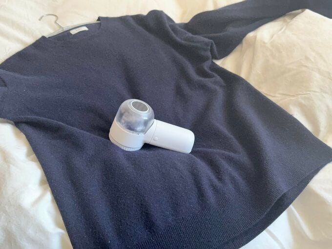 ニットの毛玉手入れ