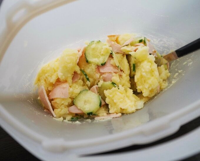 ポテサラづくり