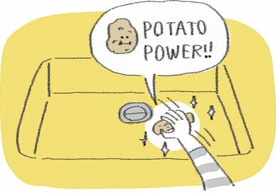 ポテトをむくたび、皮でシンクの汚れ落とし!?予防家事でキッチンを快適に