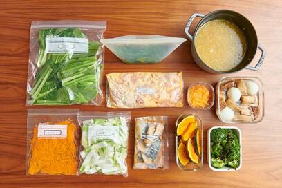 食費5万円減！つくりおきと下味冷凍で平日の節約＆時短ごはん