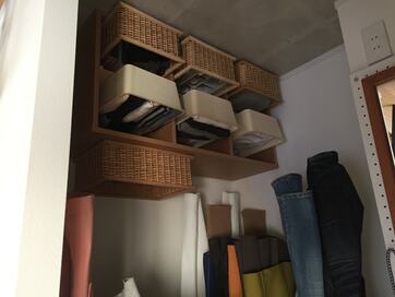 カラーボックスの簡単リメイクでクローゼットの収納力がアップ！