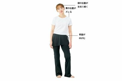 無意識の「片足重心」で腰痛、老け見えも…。ゆがみを整え「10歳若返る」美姿勢＆簡単エクササイズ