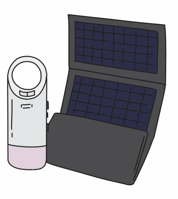 蓄電池のイラスト