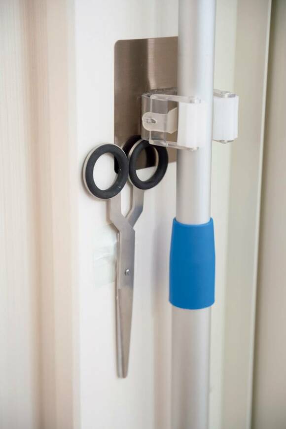 ハサミを壁面収納