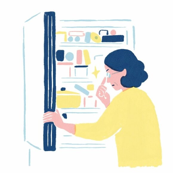 イラスト冷蔵庫