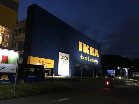 イケア港北店で開催された「お泊り会」