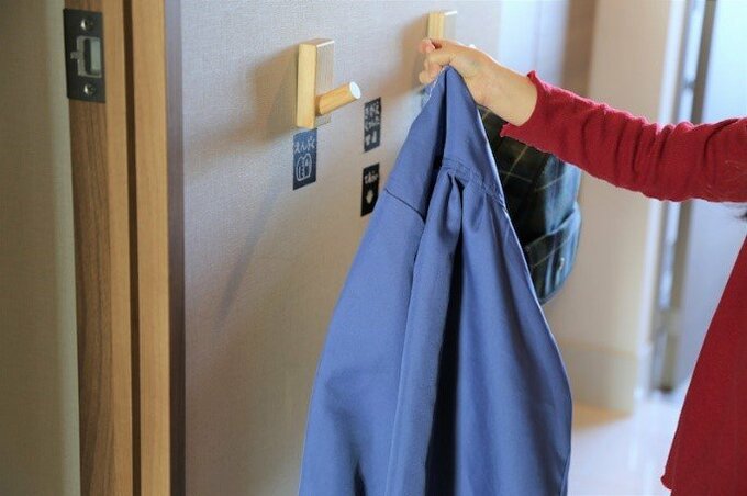 フックにかける収納