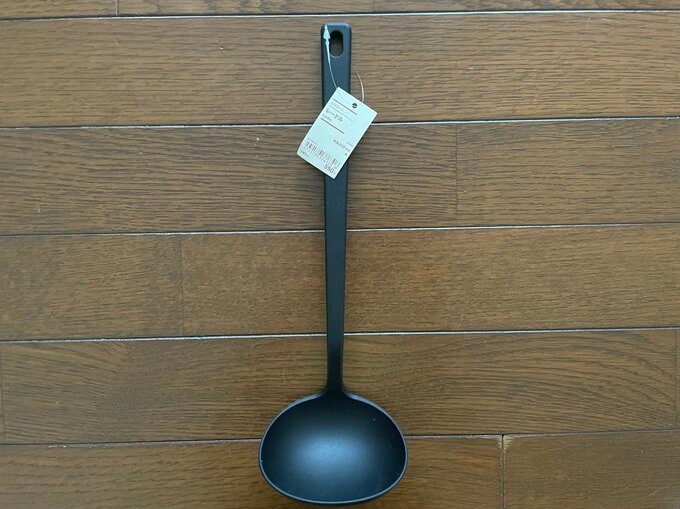 シリコン製のお玉