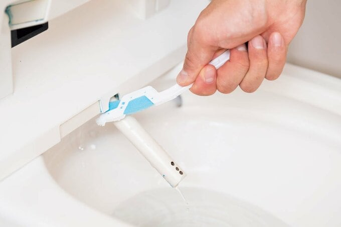 シャワーノズルの掃除