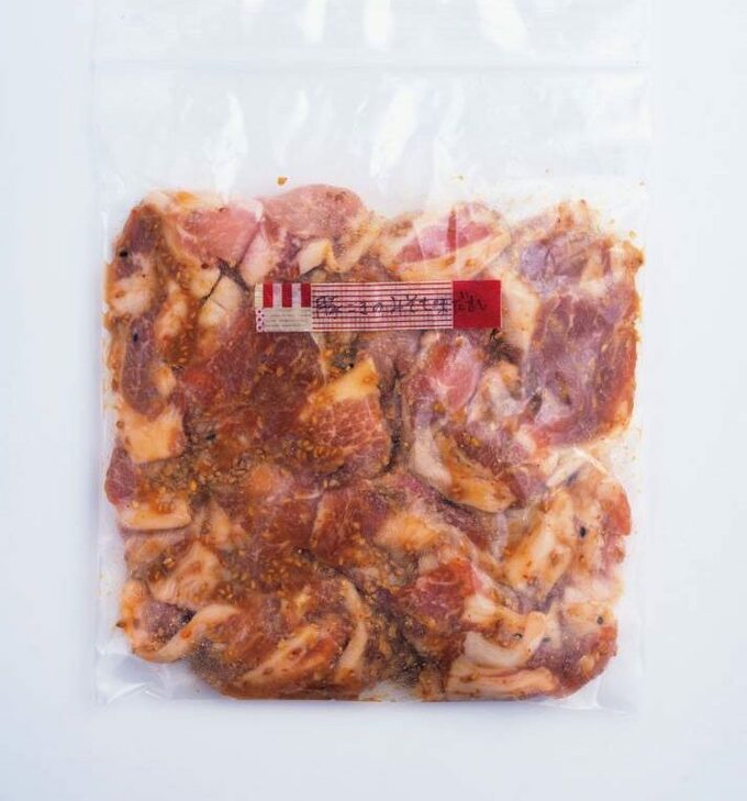 ＜豚のみそ七味ダレ＞の冷凍つくりおき