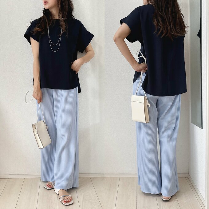 リブパンツ合わせ