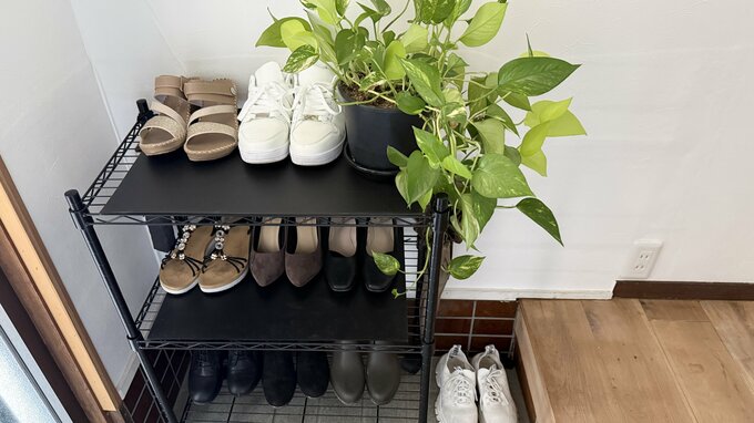 仮置きの下駄箱