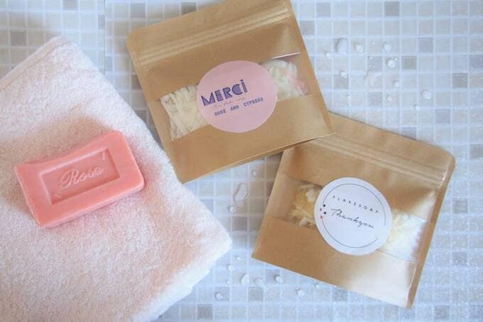 ラッピングした様子