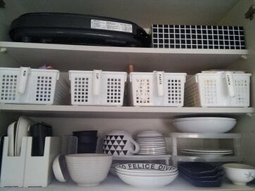 セリアの「アレンジバスケット」で忙しい朝の支度がラクに