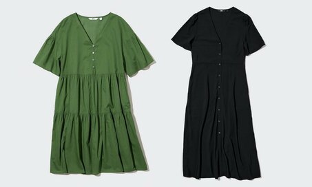 30代、40代に似合うユニクロ夏ワンピース。シンプルシックな最旬コーデ2選