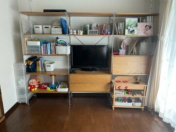 無印良品の大型家具を組み換え。「片付いているのに落ち着かない」空間が居心地よくなった