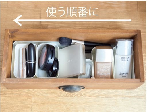 弁当用のシリコンカップを仕切りに