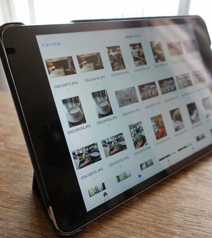 タブレット写真画面