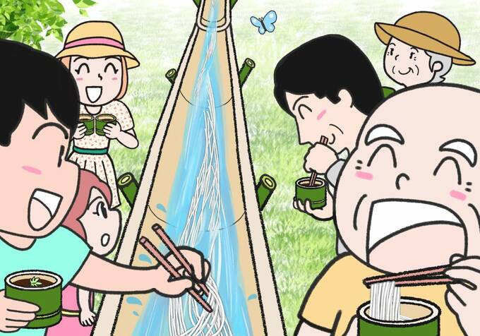 流しそうめん間違い探し2