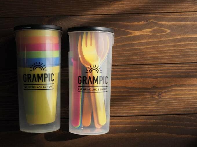 カラフルコップ＆カトラリーセット