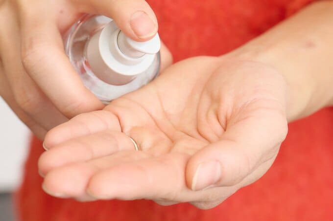 オイルと手のひら