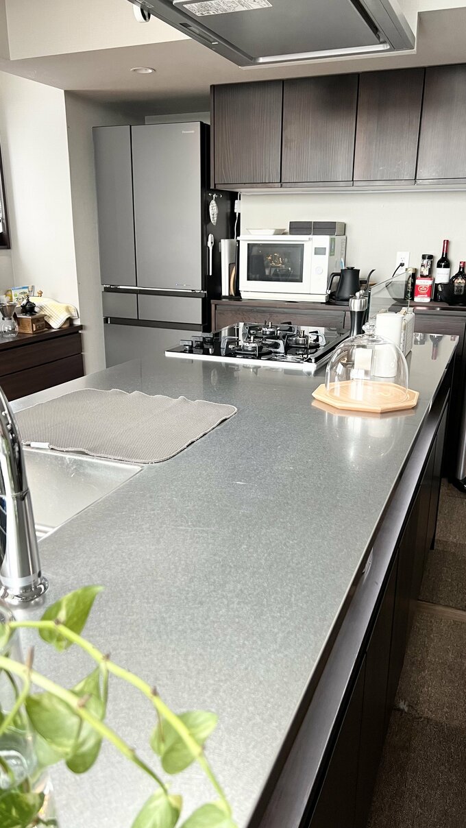 リセットされてきれいな作業台