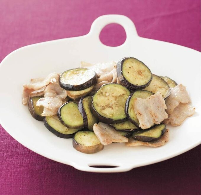 ナスの豚肉炒め