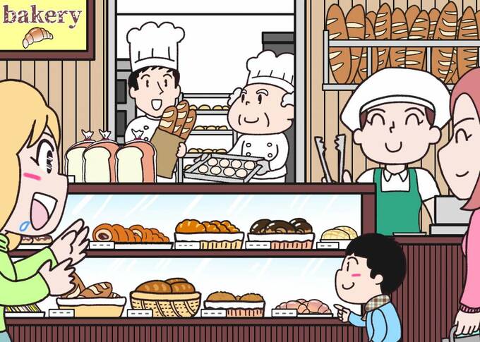 パン屋間違い探し