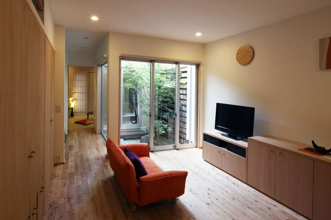 減築して光庭を設ける