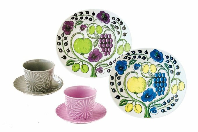 食器が大好きなむらさきさん。「お気に入りを来客用としてしまい込まず、普段の食卓でも使っています」