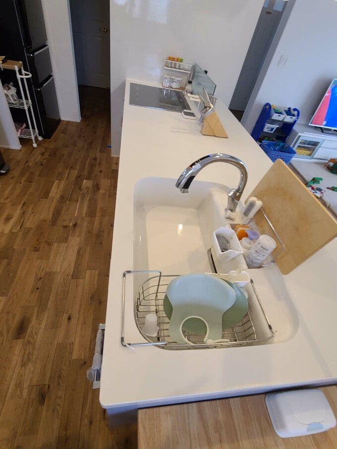 準備も片づけもラクなキッチン