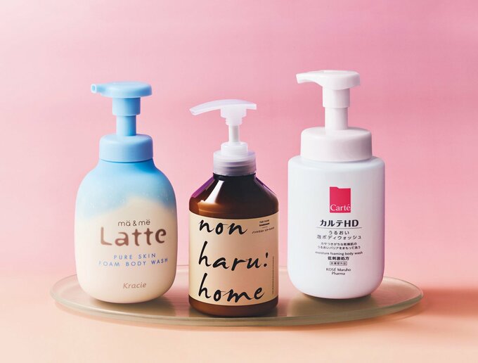 3つのボディ＆ヘアケアアイテム