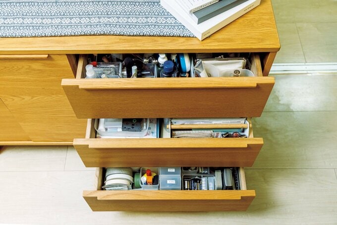 チェストの引き出し収納