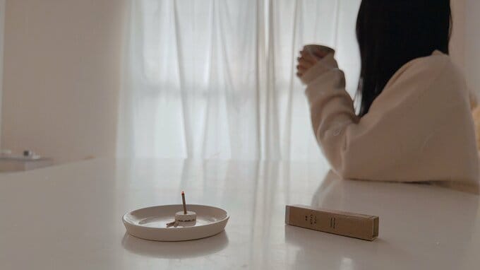 くつろいでいる様子