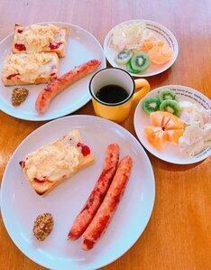 ソーセージといり卵はお弁当から