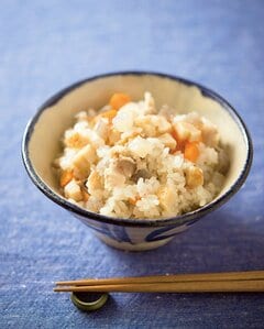 豚肉入り炊き込みご飯