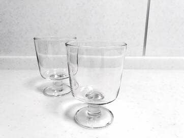 イケアの足つきグラスが149円。優秀すぎてほかのコップを処分！