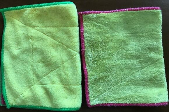 左が新品、右が3ケ月使用後