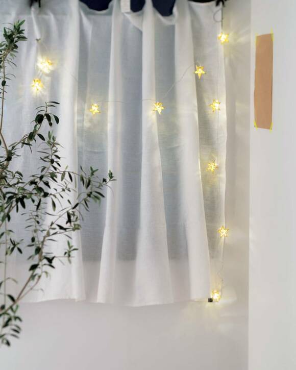 LEDガーランドスターゴールド