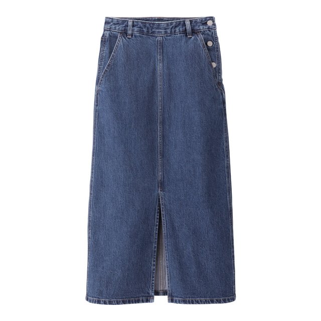 デニムナローロングスカート