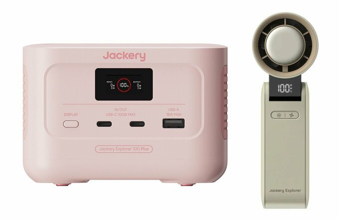 Jackery「Explorer 100 Plus チェリーブロッサム/Turbo Fan」
