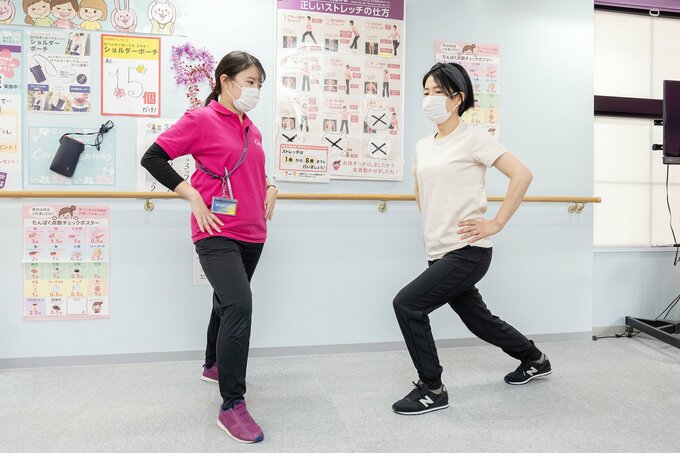 カーブスのストレッチ