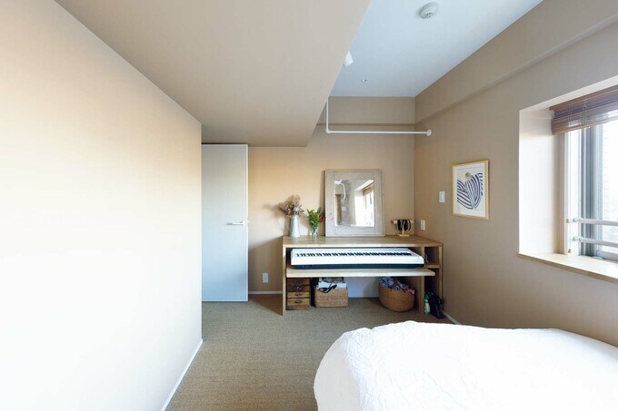 妻と長女の寝室