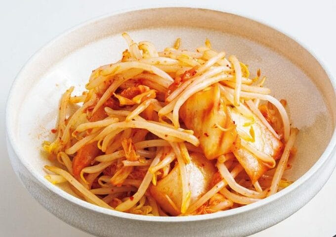 もやしのキムチあえ