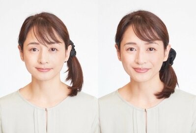 40代、ひとつ結びをたまには「サイド結び」に。若づくりに見えないコツ