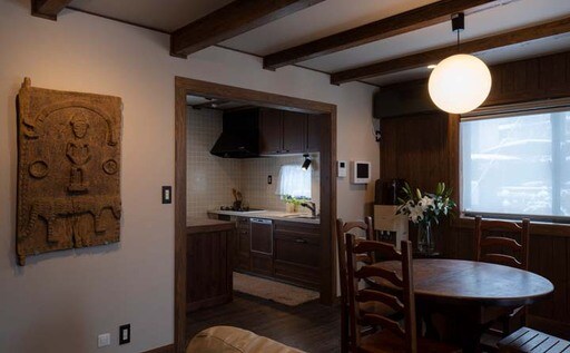 ダイニングとキッチンのつながり