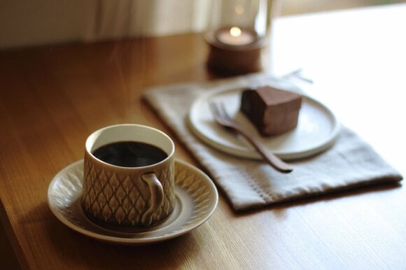 湯気がきれいに上がり出すのを待つ