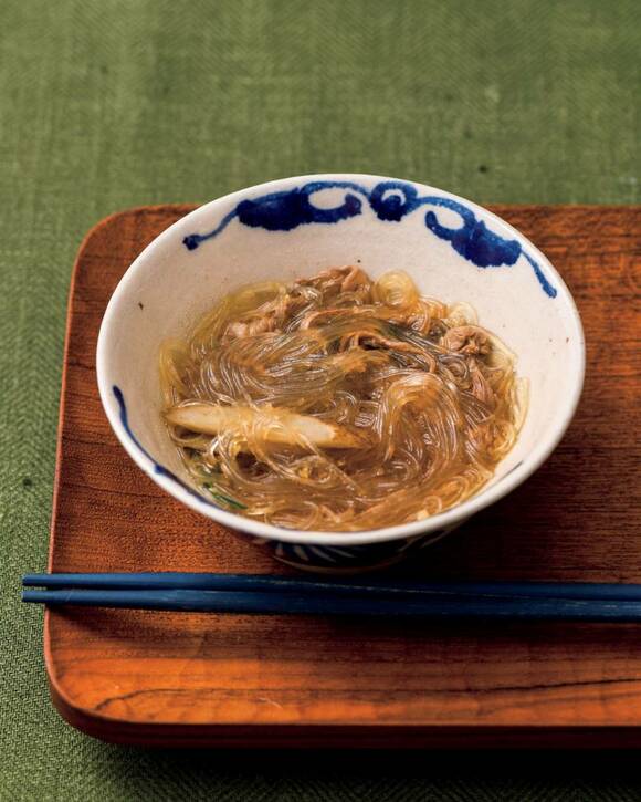 しぐれ煮鍋にはるさめ